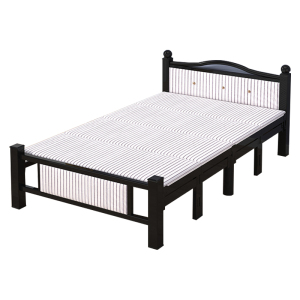 臻远 ZY-ZDC-10 简易行军床折叠床午休行军床黑色办公午休床 黑色 1米宽