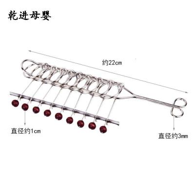 儿童节礼物新品直营-儿童解环玩具孔明锁鲁班锁九连环力成人解锁大号学生烧脑机关盒子九连环