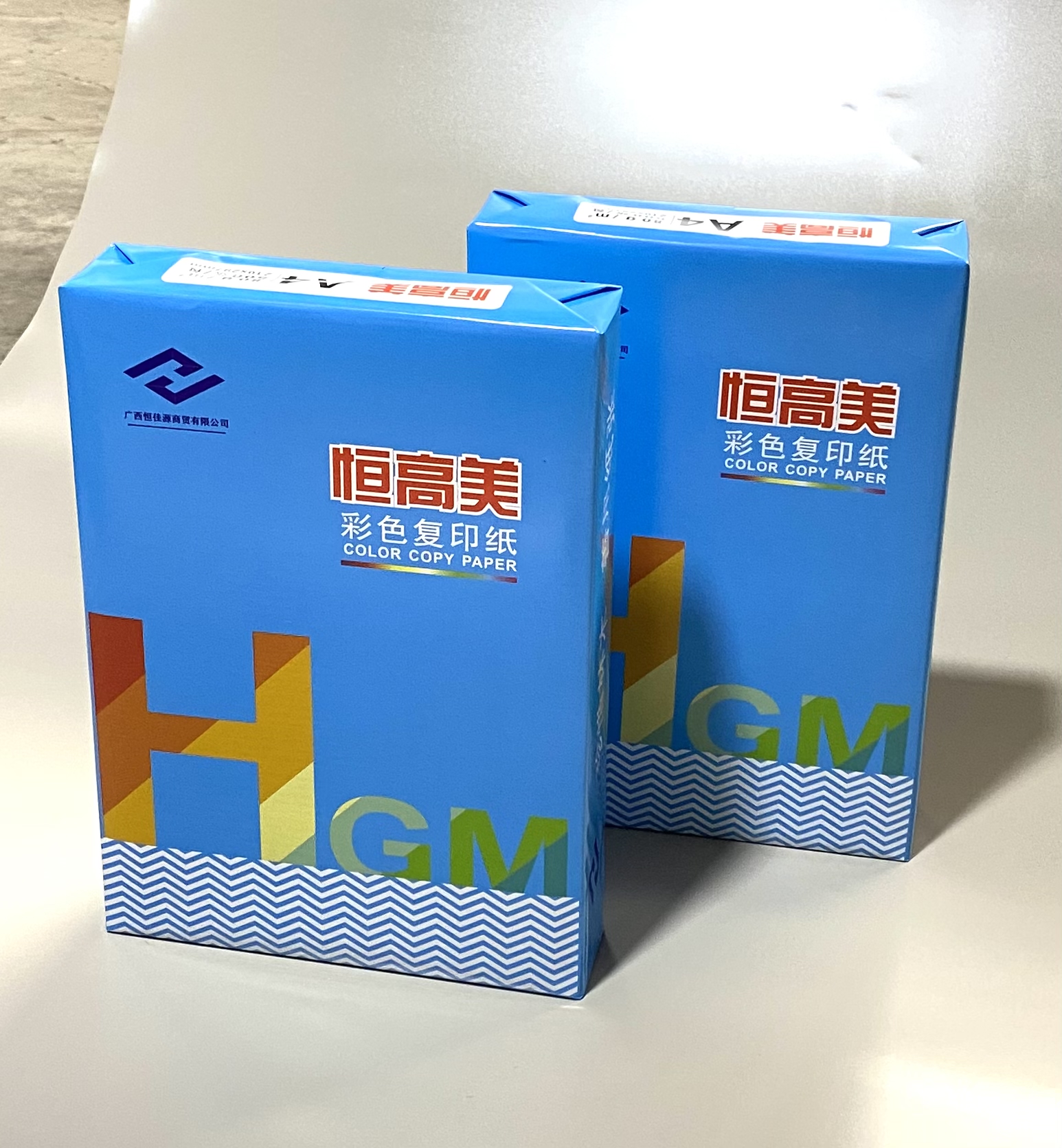 恒高美 彩色复印纸手工折纸彩纸 办公打印用纸 70g-A4-8包装(4000张)