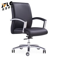 金菲罗格黑色西皮办公椅