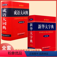 [全2册]成语大词典+新华大字典(全2册彩色本) [正版]大字典彩色版第3 版成语大词典彩色本新版精装小学生成语词典小学