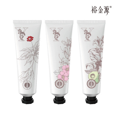 裕金源 焕采柔润护手霜套装(嫩手抗皱精华护手霜50g*1+乳木果保湿香氛护手霜50g*1+人参焕采柔润护手霜50g*1)