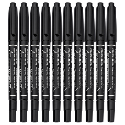 英雄(HERO) 油性记号笔-887黑(10支装)