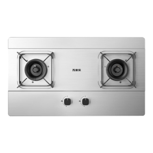 万家乐双高火[全红婵推荐]5.2KW燃气灶JZT-H5 PRO(G)家用大火力双灶天然气嵌入式不锈钢面板节能猛火