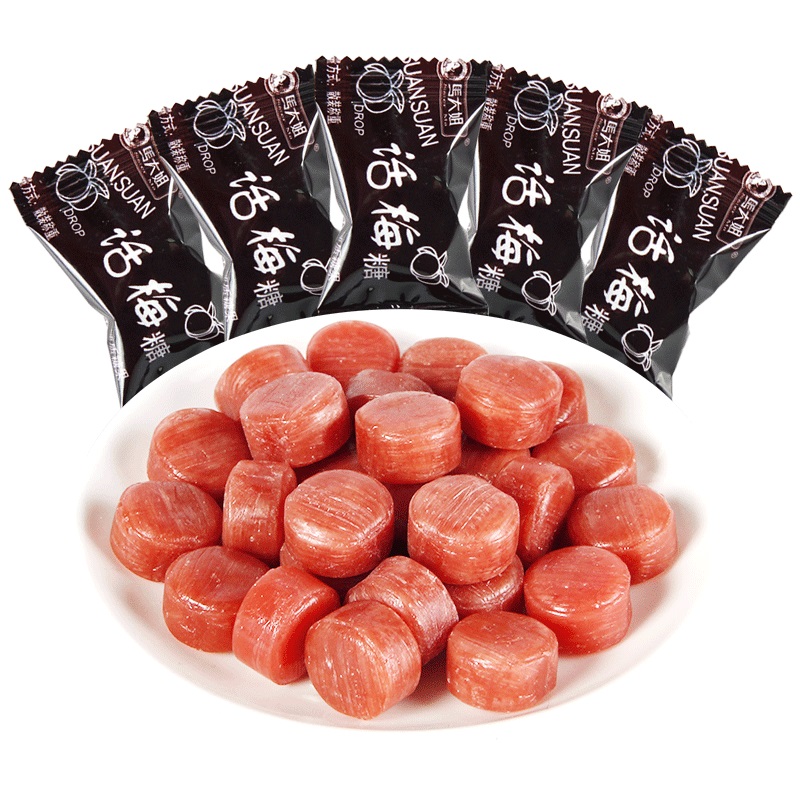 马大姐话梅糖硬糖500g话梅糖酸甜怀旧食品酸梅糖零食散装批发