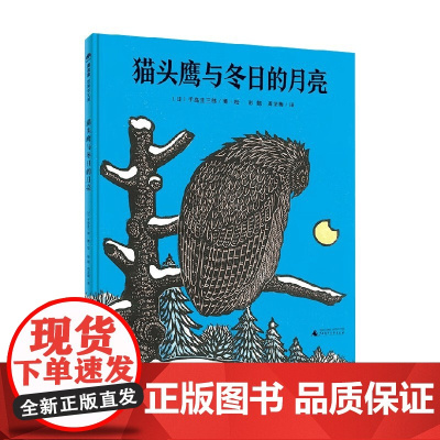 魔法象 图画书王国 猫头鹰与冬日的月亮 4-12岁 手岛圭三郎 著 儿童绘本