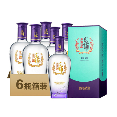 劲牌 毛铺苦荞酒 紫荞 42度 500ml*6 整箱装 新老包装随机发货