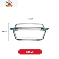 微波炉耐热玻璃碗热饭蒸米饭器皿专用带盖餐具烘焙碗家用泡面汤煲 敬平