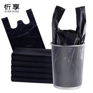 忻享 加厚黑色背心式塑料垃圾袋36*58cm 100个/包