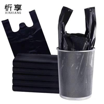 忻享 加厚黑色背心式塑料垃圾袋36*58cm 100个/包