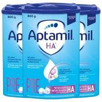 [3罐装]Aptamil德国原装进口爱他美HA适度水解pre段0-6个月婴幼儿配方奶粉800g