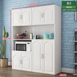 欧式餐边柜现代简约厨房柜美式橱柜储物柜餐厅微波炉碗柜茶水柜子