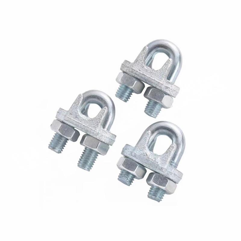 JIBIN/继彬 厂标 重型钢丝绳卡头 球墨铸铁 镀锌 M6 个