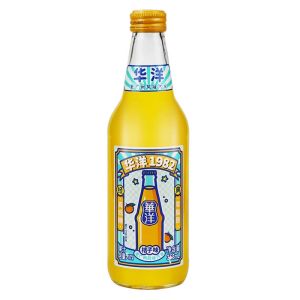华洋1982汽水 果汁型碳酸饮料桔子味358ml*20瓶