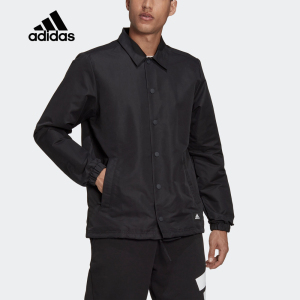 ADIDAS阿迪达斯外套运动休闲舒适梭织翻领男装夹克H39794 Z