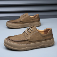 夏季镂空男鞋真皮透气复古英伦风商务休闲皮鞋男士潮流百搭洞洞鞋