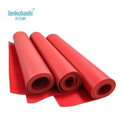 天空桥 绝缘胶皮 红色平面10mm*1m*1m 块