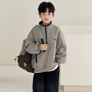 男童卫衣儿童春季内搭2026春秋新款男孩上衣中大童装春装打底衫潮