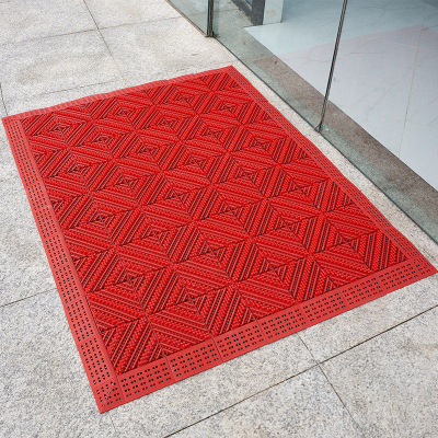 千里谷KLG-DD03室外门前三刷地垫(计价单位:个)红色