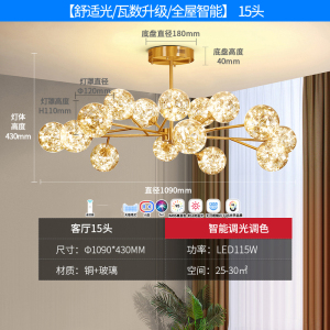 雷士照明[荧光]客厅吊灯满天星客厅主灯卧室灯中山灯具萤光