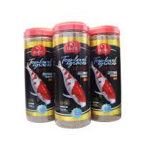 锦鲤鱼饲料专用鱼粮金鱼鱼食小型观赏鱼小颗粒上浮通用不浑水饲料