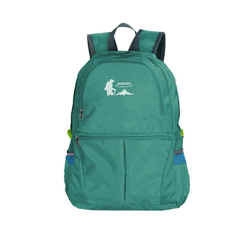 户外男女款出游皮肤包便携可折叠双肩背包