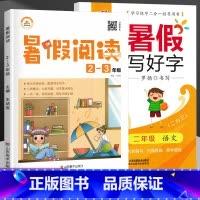 [正版]暑假阅读 写好字字帖描红二升三年级语文专项训练强化练习小学2升3年级暑期阅读练习题每日一练天天练假期课外兴趣阅