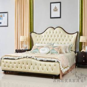 法式欧式田园新古典实木韩式婚床公主床小户型卧室双人床家具