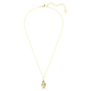 Swarovski女式项链黄金色晶钻简约优雅吊坠锁骨链日常休闲百搭 Brown