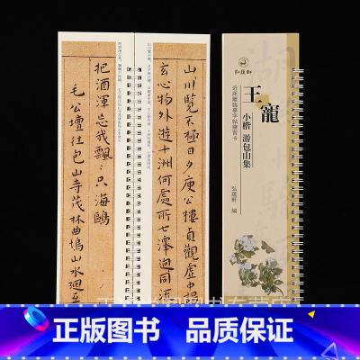 [正版]王宠小楷游包山集 近距离临摹字帖练习卡册卡页 原碑原帖临摹毛笔字帖字卡繁体旁注 弘蕴轩编