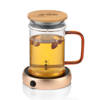 鋆珑 茶艺师系列个人杯保温底座套装 暖520 套