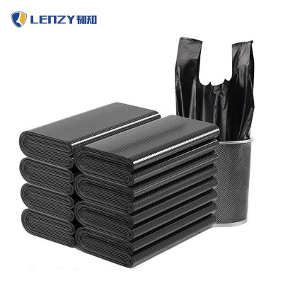 韧知 黑色手提 背心式垃圾袋 36*57 特厚款 50个/扎