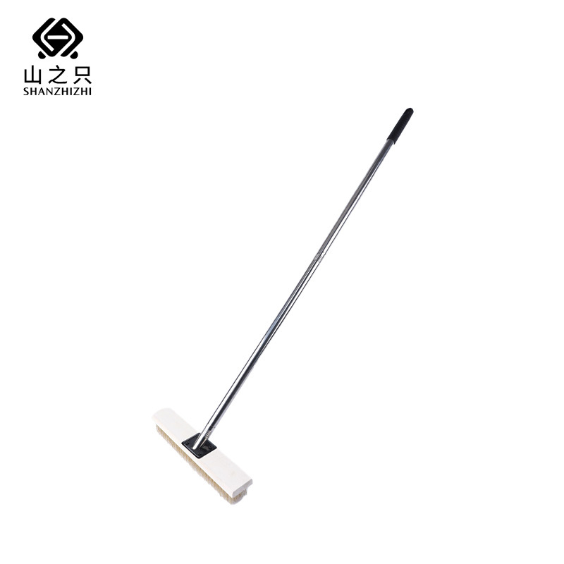 山之只 长柄镀铜钢丝地板刷 60cm 把