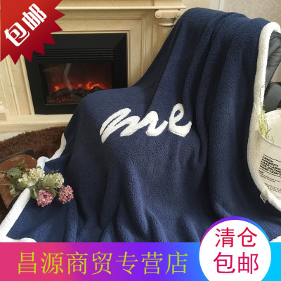 双层加厚沙发毛毯珊瑚绒毯子办公室午休闲单人双人盖毯空调毯冬季