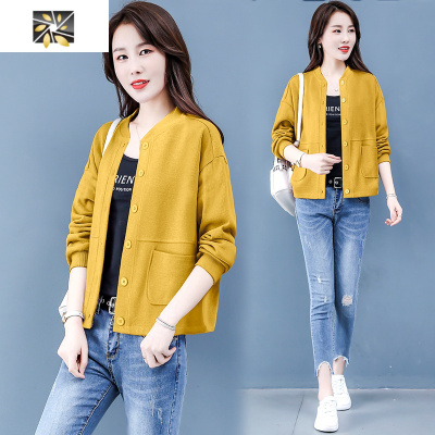 暖青汇短款夹克上衣2020新款棒球服中年妈妈棉四五十岁卫衣外套女春秋卫衣