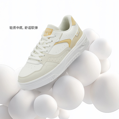 361°小白鞋女鞋新款鞋子百搭休闲鞋厚底运动鞋