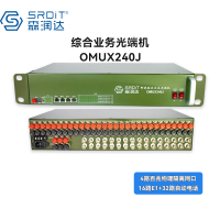 森润达SRDIT野外综合业务光端机多业务光端机PCM复用器OMUX240J物理隔离百兆自动电话i4F16E32P
