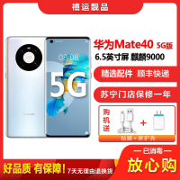 [二手9成新]华为Mate40 5G 秘银色 8G+128G全网通安卓手机6.5英寸屏麒麟9000E电信移动联通5G手机