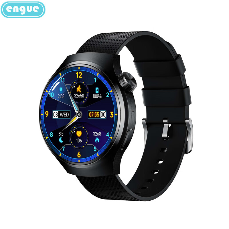 engue恩谷 全触屏血压心率 智能通话手表 EG-T12B