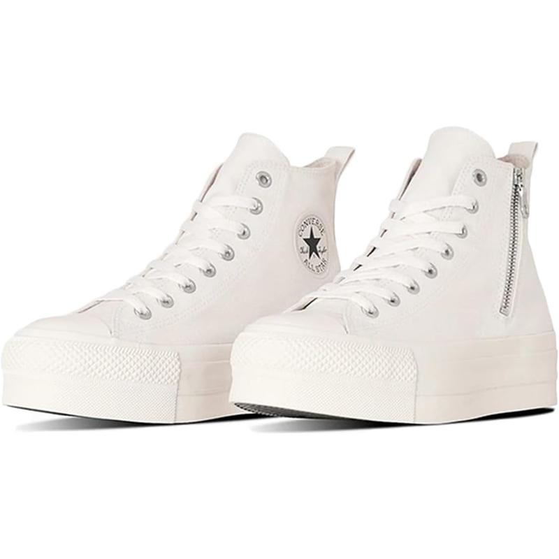 匡威(CONVERSE)匡威厚底拉链休闲男鞋百搭工装风格圆头系带运动鞋