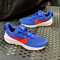 NIKE耐克跑步鞋STAR RUNNER 4 NN (PS)大童运动鞋DX7614-402 Z