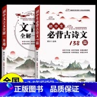 [全2册]初中必背古诗文+文言文全解 [正版]2024版初中名著导读考点精练阅读名著导读与考点同步解读一本通中考名著考点