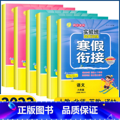 英语译林版 小学六年级 [正版]2023新版实验班寒假衔接作业六年级上册下册语文数学英语人教版北师苏教译林小学生寒假作业