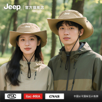 jeep吉普大头围登山帽男士夏季牛仔帽大帽簷渔夫帽防晒遮阳帽子女