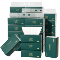 织梦 可湿水抽取式纸面巾5层52抽每包原生木浆抽纸实惠装餐巾纸家庭装纸抽卫生纸家用母婴可用 10包提装*3提(共30包)