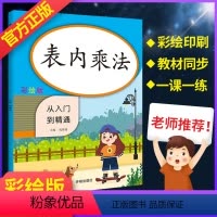 [正版]表内乘法从入门到精通 彩绘版 小学生数学表内乘法口算本天天练口算题卡