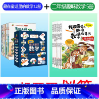 二年级[藏在童话里的数学+数学绘本]全17册 [正版]数学绘本二年级全套5册 我超喜爱的趣味数学故事书小学生二年级好玩的