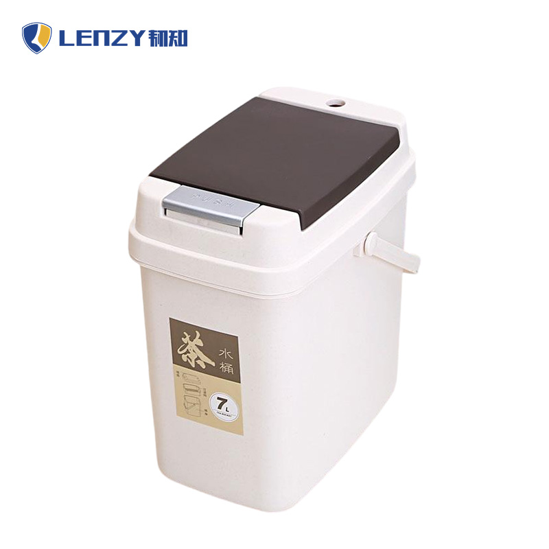 LENZY 韧知 茶渣桶 弹盖7L 个