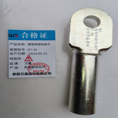 WJ 镀锡铜接线端子DT-95个