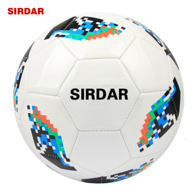 SIRDAR萨达成人5号黑白足球PU训练比赛用球五号中小学生儿童机缝足球